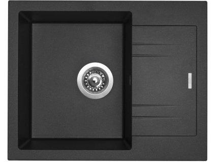 41463 2 granitovy drez sinks linea 600 n metalblack