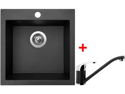 42189 1 sinks viva 455 metalblack pronto gr