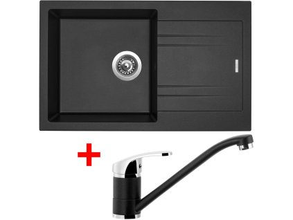 43167 1 set sinks linea 780 n metalblack pronto gr