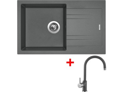 43233 1 set sinks linea 780 n titanium vitalia gr