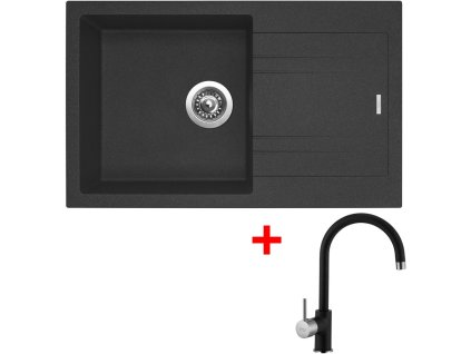 43236 1 set sinks linea 780 n granblack vitalia gr