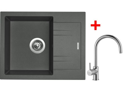 43281 1 set sinks linea 600 n titanium vitalia