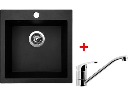 45801 1 set sinks viva 455 granblack pronto