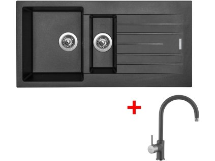 49332 1 set sinks perfecto 1000 1 titanium vitalia gr