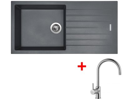 49410 1 set sinks perfecto 1000 titanium vitalia