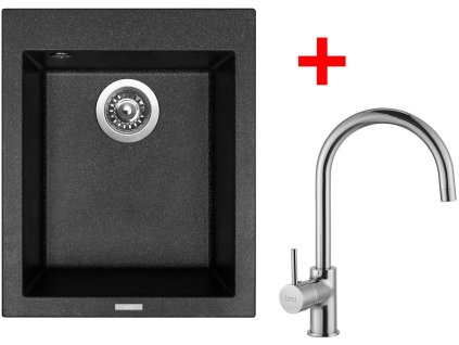 49758 1 set sinks cube 410 granblack vitalia
