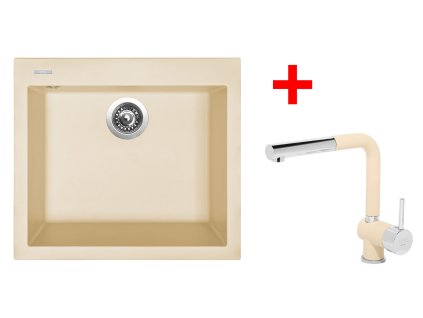 49767 1 set sinks cube 560 sahara mix 3 p gr