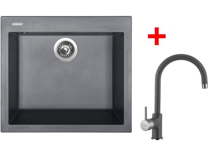49785 1 set sinks cube 560 titanium vitalia gr