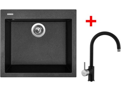 49788 1 set sinks cube 560 granblack vitalia gr