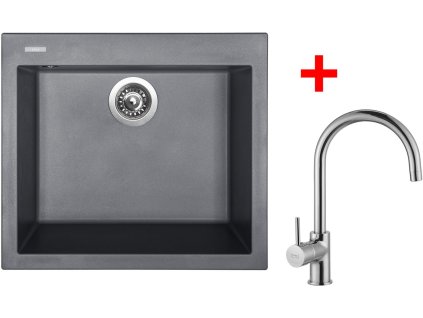 49815 1 set sinks cube 560 titanium vitalia