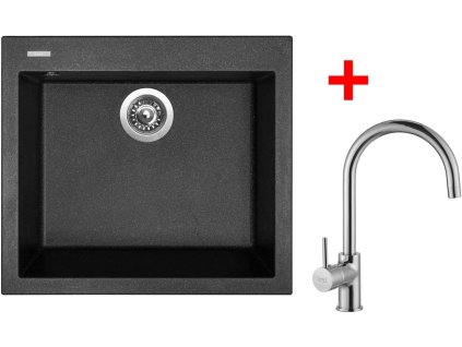 49818 1 set sinks cube 560 granblack vitalia