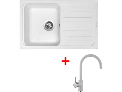 Set Sinks CLASSIC 740 Milk+VITALIA GR + Čistící pasta Sinks na dřezy