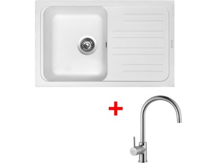 Set Sinks CLASSIC 740 Milk+VITALIA + Čistící pasta Sinks na dřezy