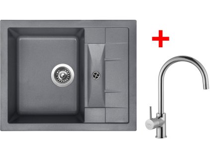 50040 1 set sinks crystal 615 titanium vitalia