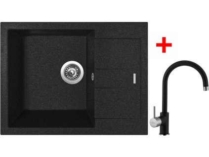 50235 1 set sinks amanda 650 granblack vitalia gr