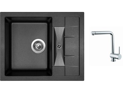 82641_granitovy-drez-sinks-crystal-615-metalblack-drezova-baterie-sinks-mix-3-ch