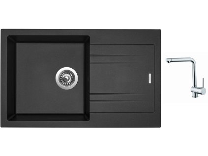 82815_granitovy-drez-sinks-linea-780-n-metalblack-drezova-baterie-sinks-mix-3-ch