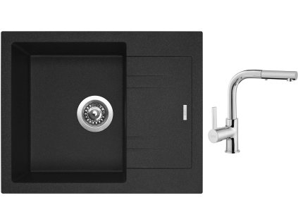 83364_granitovy-drez-sinks-linea-600-n-granblack-drezova-baterie-sinks-enigma-s-