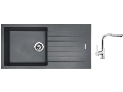 83787_granitovy-drez-sinks-perfecto-1000-titanium-drezova-baterie-sinks-enigma-s