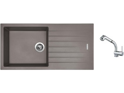 84045_granitovy-drez-sinks-perfecto-1000-truffle-drezova-baterie-sinks-mix-3-s-c