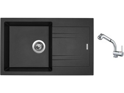 85197_granitovy-drez-sinks-linea-780-n-metalblack-drezova-baterie-sinks-mix-3-s-