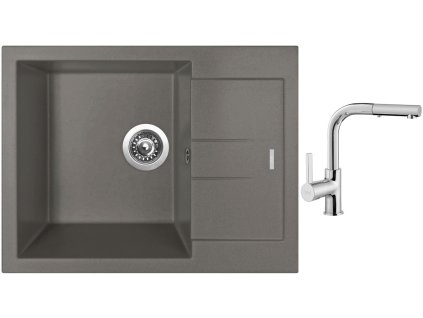 86061_granitovy-drez-sinks-amanda-650-truffle-drezova-baterie-sinks-enigma-s-chr