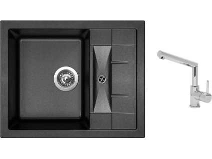 86448_granitovy-drez-sinks-crystal-615-metalblack-drezova-baterie-sinks-mix-350-