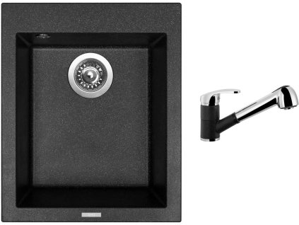 87879_granitovy-drez-sinks-cube-410-granblack-drezova-baterie-sinks-legenda-s-gr