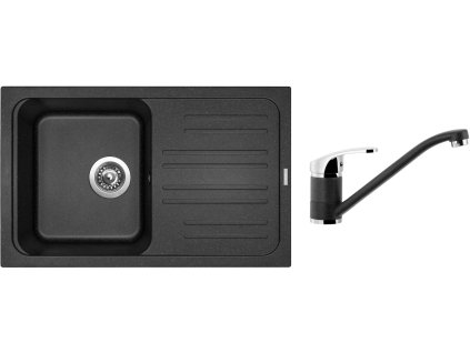 88035_granitovy-drez-sinks-classic-740-granblack-drezova-baterie-sinks-pronto-gr