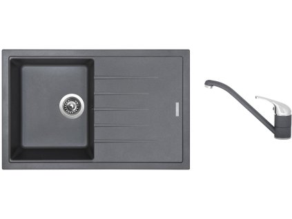 88383_granitovy-drez-sinks-best-780-titanium-drezova-baterie-sinks-capri-4-titan