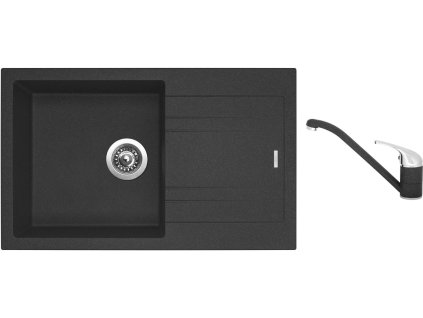 88509_granitovy-drez-sinks-linea-780-n-granblack-drezova-baterie-sinks-capri-4-g