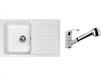 88593_granitovy-drez-sinks-classic-740-milk-drezova-baterie-sinks-legenda-s-milk