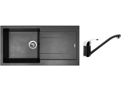 88809_granitovy-drez-sinks-amanda-990-metalblack-drezova-baterie-sinks-pronto-me