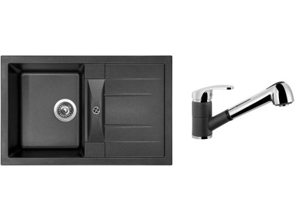 89232_granitovy-drez-sinks-crystal-780-metalblack-drezova-baterie-sinks-legenda-