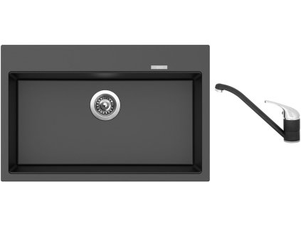 89406_granitovy-drez-sinks-maximo-780-metalblack-drezova-baterie-sinks-capri-4-m