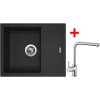 Set Sinks Linea 600 Granblack + Elka