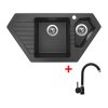 Sinks BRAVO 850.1 Granblack + Polo GR