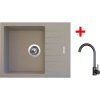 Sinks PERFECTO 650 Avena + ARCO černá matná