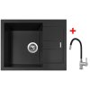 Sinks AMANDA 650 Pureblack + Flexia