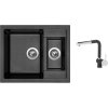 87645_granitovy-drez-sinks-crystal-615-1-metalblack-drezova-baterie-sinks-mix-3-