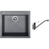89067_granitovy-drez-sinks-cube-560-titanium-drezova-baterie-sinks-pronto-titani