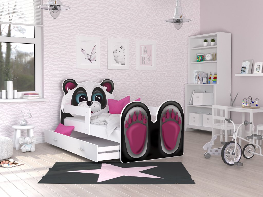 dětská postel panda