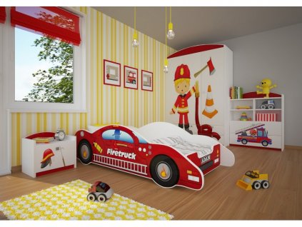 Dětská postel auto hasiči 4