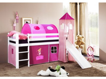 detska-postel-se-skluzavkou-bila-princezna