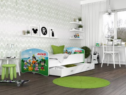 Dětská postel s obrázkem Ivan mickey