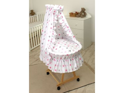 proutena-postylka-pro-miminko-hvezdy-ruzove