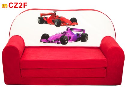 molitanová sedačka červená formule