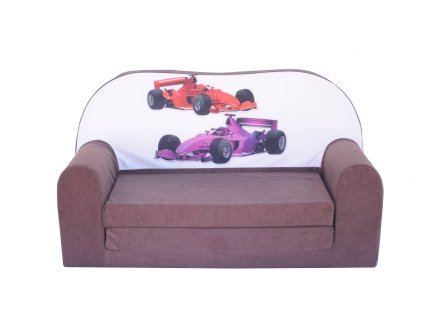B2F molitanová sedačka hnědá formule