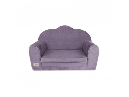 molitanová sedačka velvet fialová