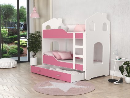 dětská patrová postel s úložným prostorem pokoj foto (5)